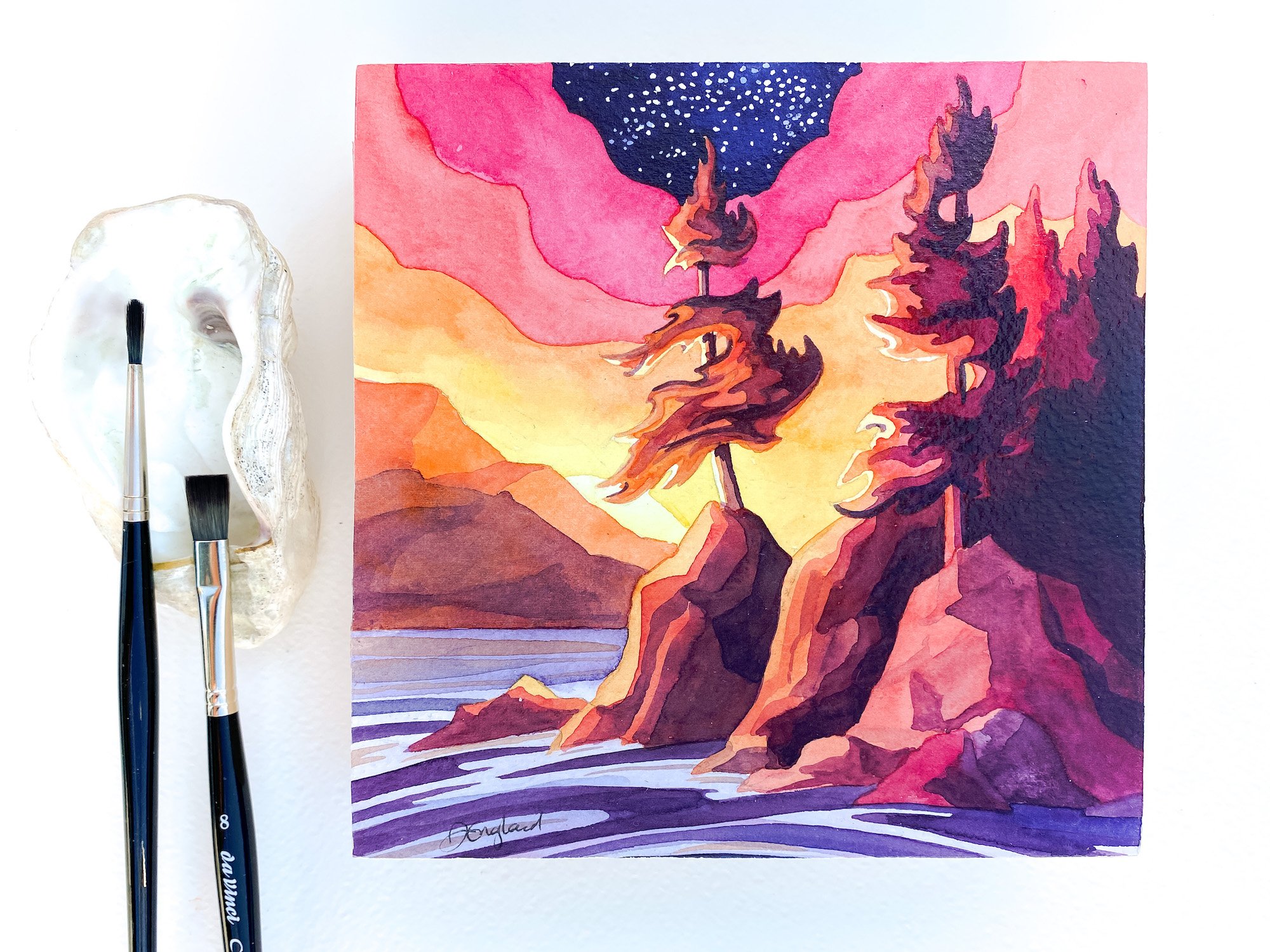 Two free classes- Sunsets and Plein Air!